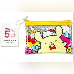 Card Wallet & Case Yellow Pompom-puin